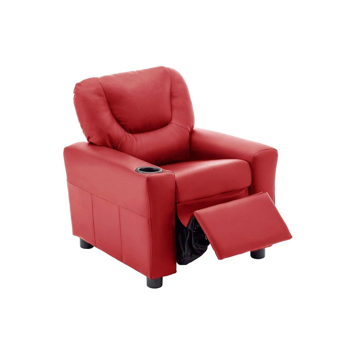 Kid's-recliner-chair-red