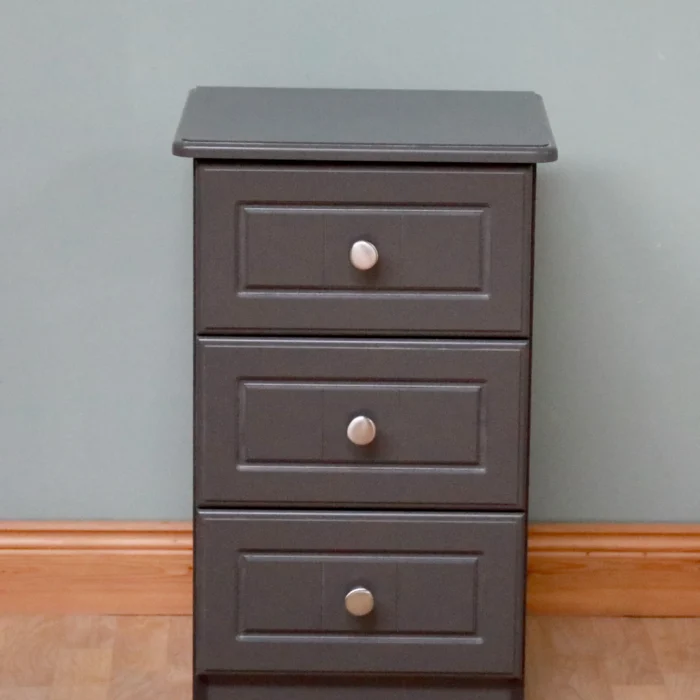 Eden 3 Drawer Locker in Charcoal