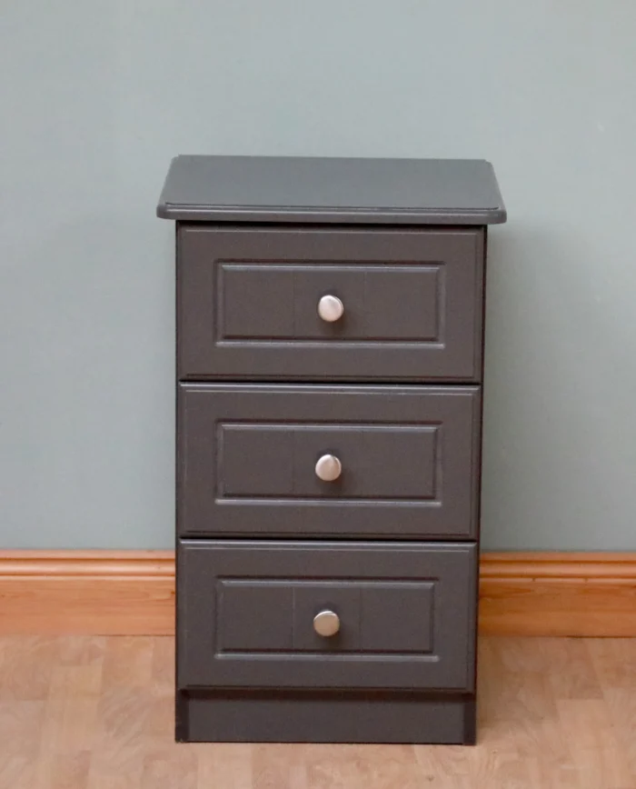 Eden 3 Drawer Locker in Charcoal