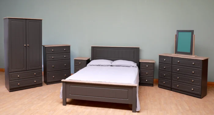 Eden Bedroom Collection in Charcoal