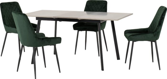 Avery Green Dining Set