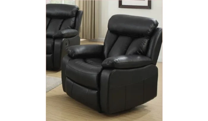 Merrion Black 1 Seater Recliner Armchair