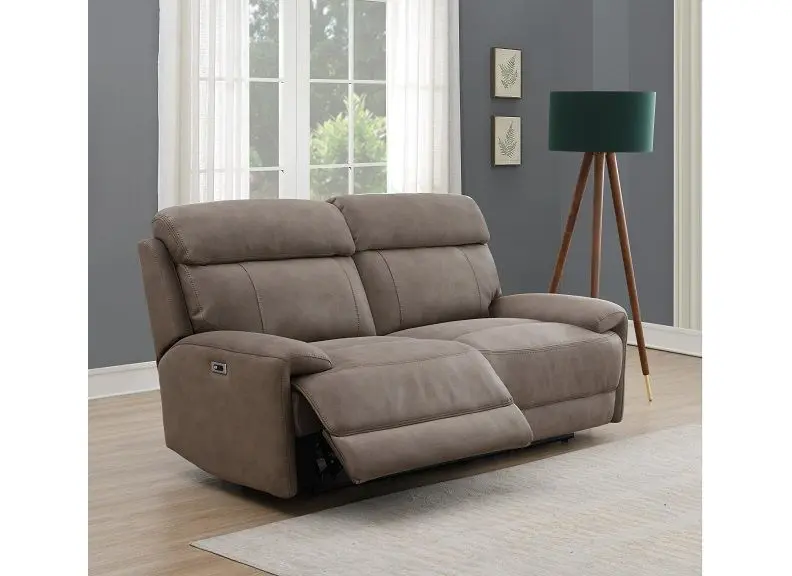 Campbell 2 Seater wide seated Electric Recliner Sofa