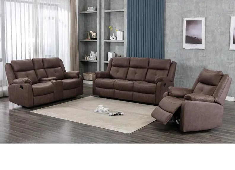 Casey Chestnut Recliner Sofa Collection