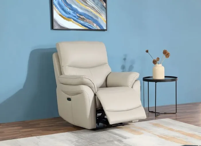 Ricardo Grey 1 Seater Recliner Armchair