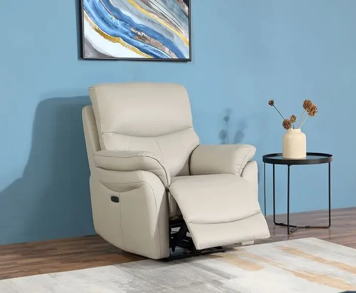 Ricardo Grey 1 Seater Recliner Armchair