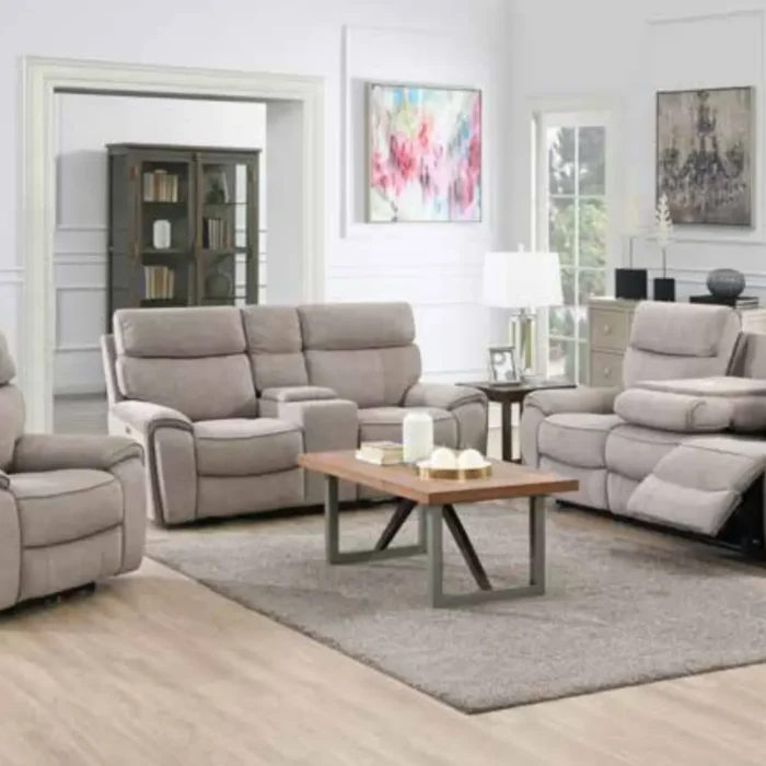 Sheldon Recliner Sofa Collection Beige