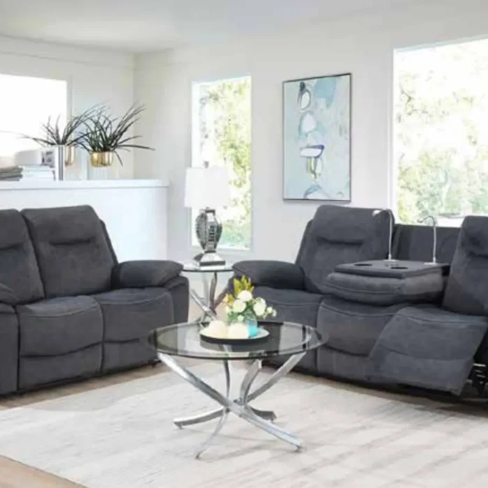 Finley Recliner Sofa Collection Grey