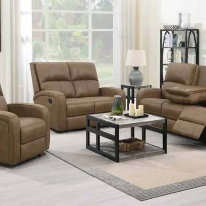 Ruben Recliner Sofa Collection Tan