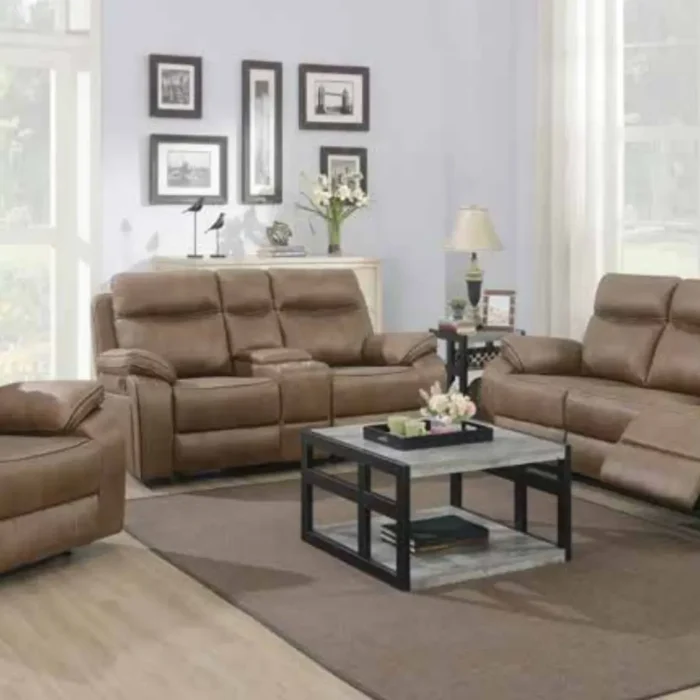 Kingsley Recliner Sofa Collection Tan