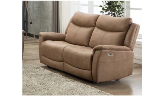 Arizona Caramel 2 Seater Reclining Sofa