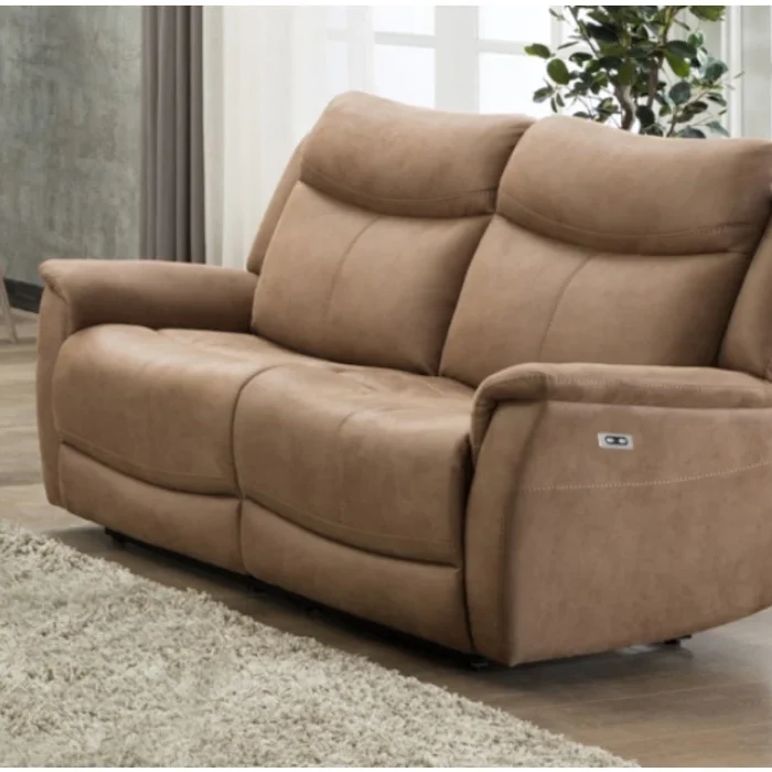 Arizona Caramel 2 Seater Reclining Sofa