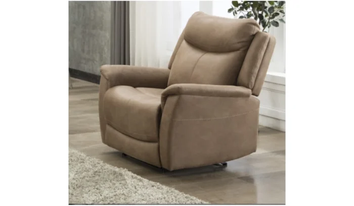 Arizona Caramel 1 Seater Fixed Armchair