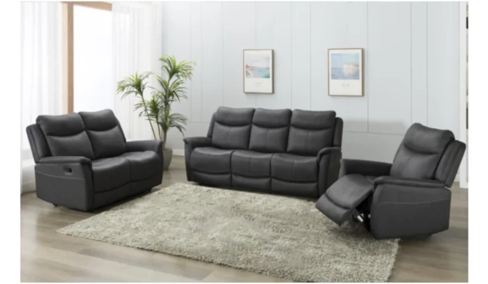 Arizona Slate Reclining Sofa Collection