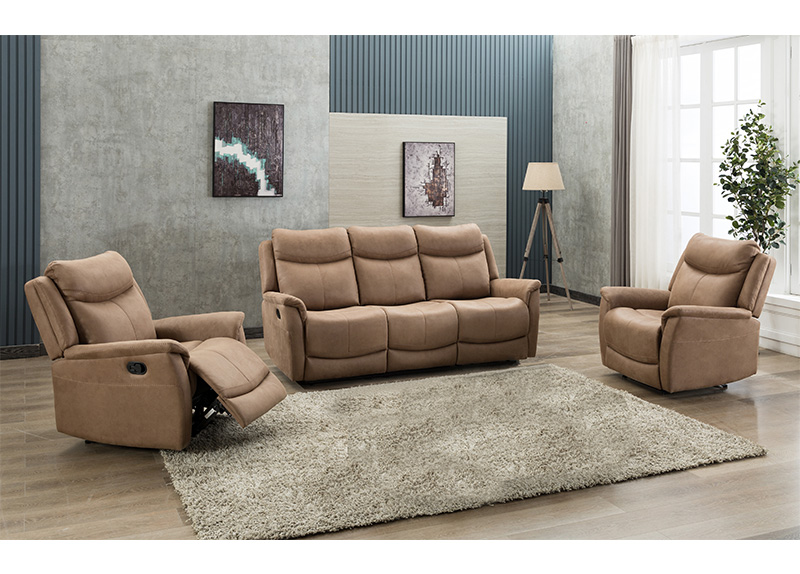 Arizona Caramel Reclining Sofa Collection