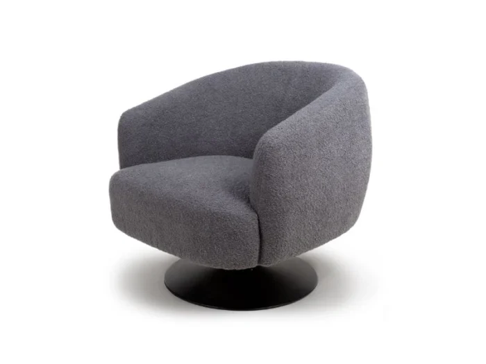 Club Accent Chair in Grey