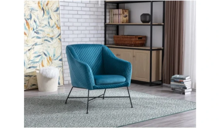 Cleo Accent Chair Federal Blue