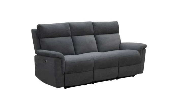 Detroit Grey 3 Seater Sofa