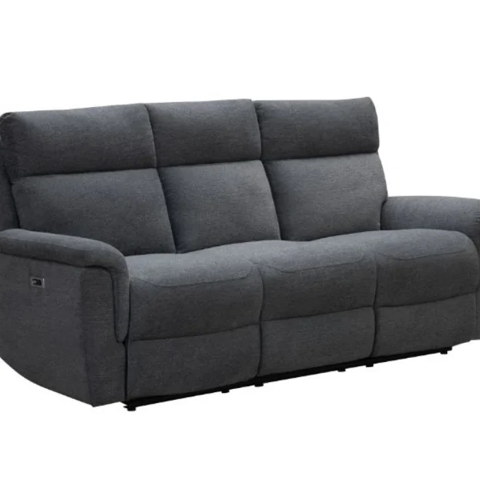 Detroit Grey 3 Seater Sofa