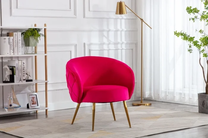 Monica Accent Chair Raspberry