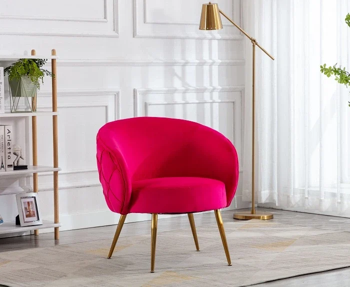 Monica Accent Chair Raspberry