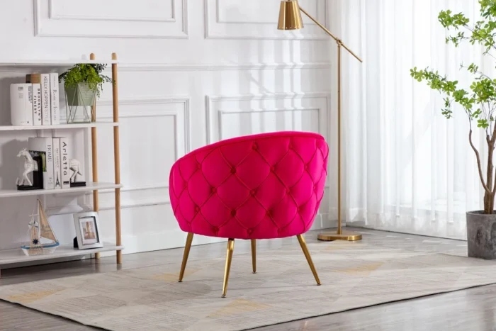 Monica Accent Chair Raspberry