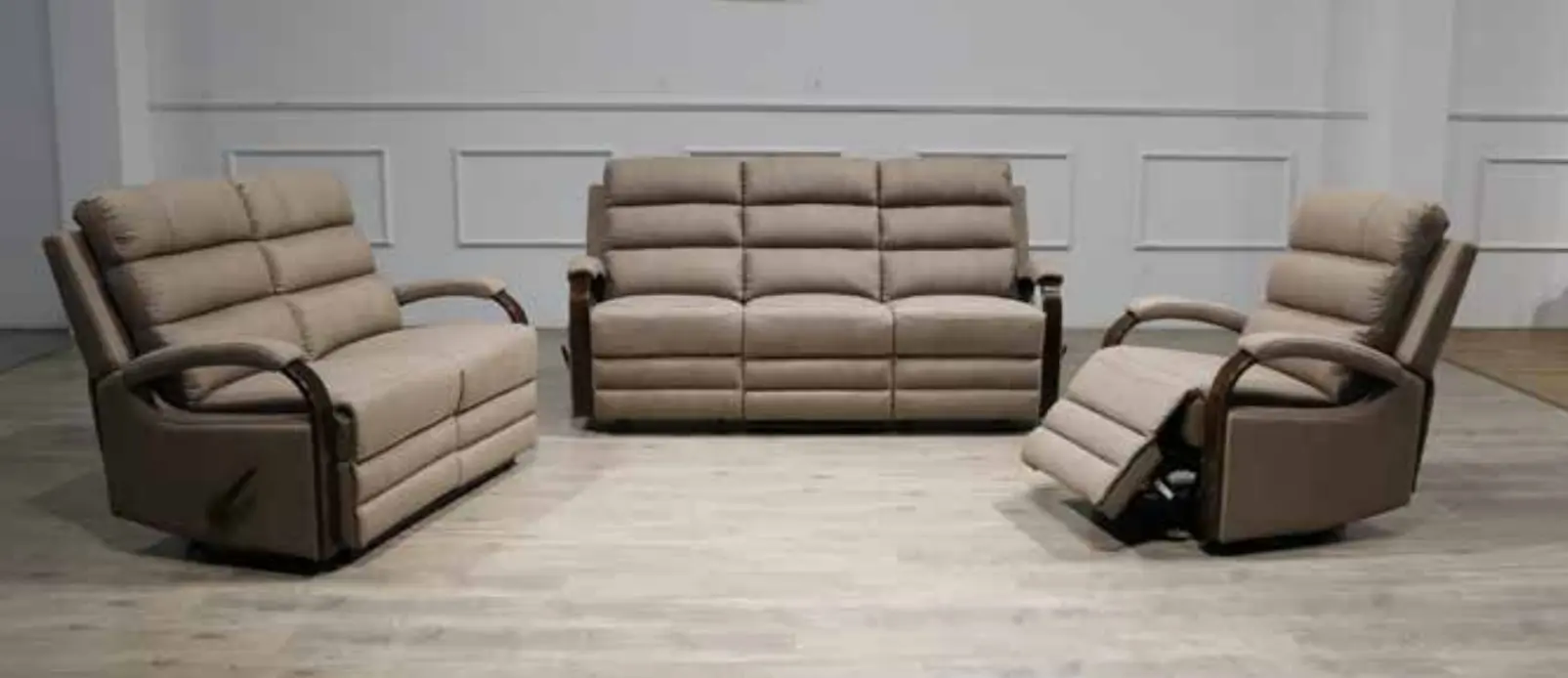 Tansey Recliner Sofa Collection Taupe