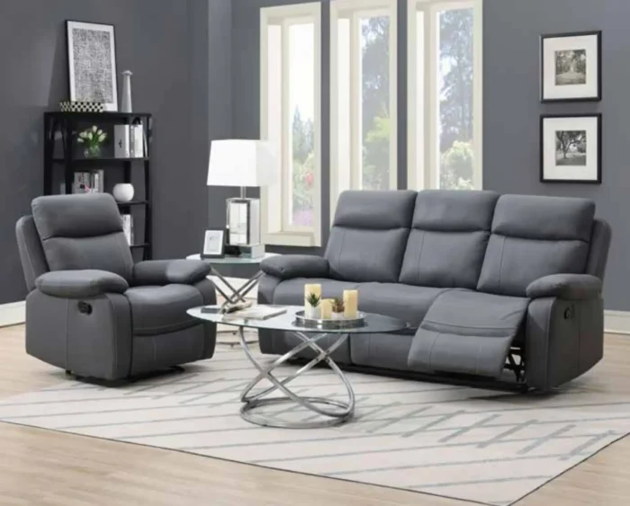 Bristol Recliner Sofa Collection Grey