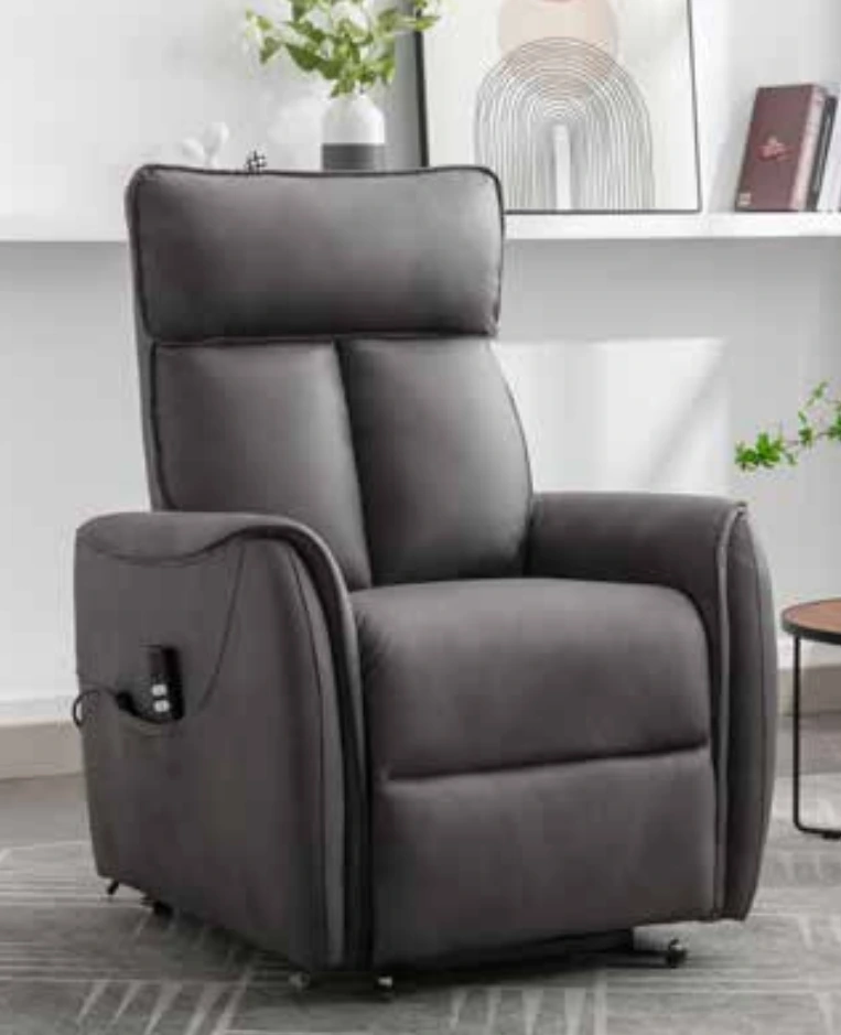 Zayn Lift & Rise Recliner in Grey