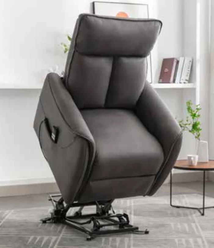 Zayn Lift & Rise Recliner in Grey