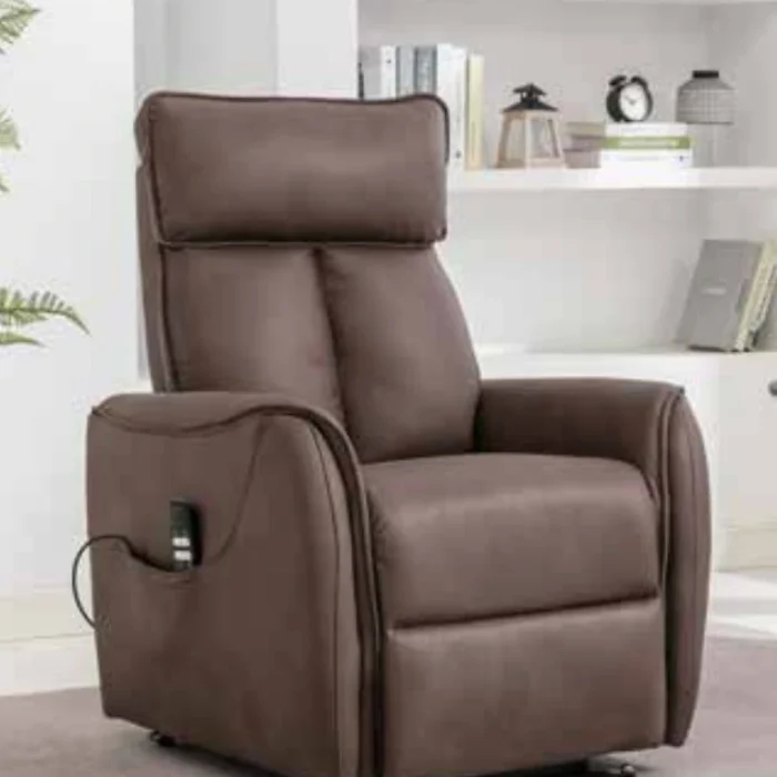 Zayn Lift & Rise Recliner in Brown