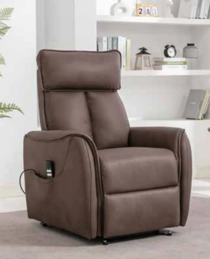 Zayn Lift & Rise Recliner in Brown