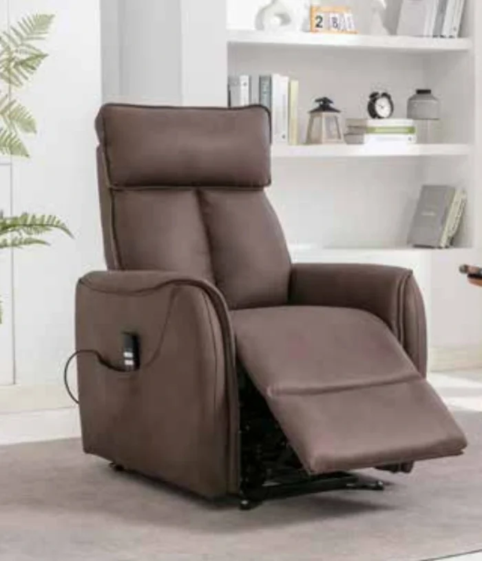 Zayn Lift & Rise Recliner in Brown