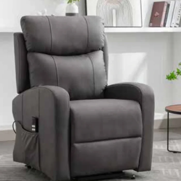 Hugo Lift & Rise Recliner in Grey