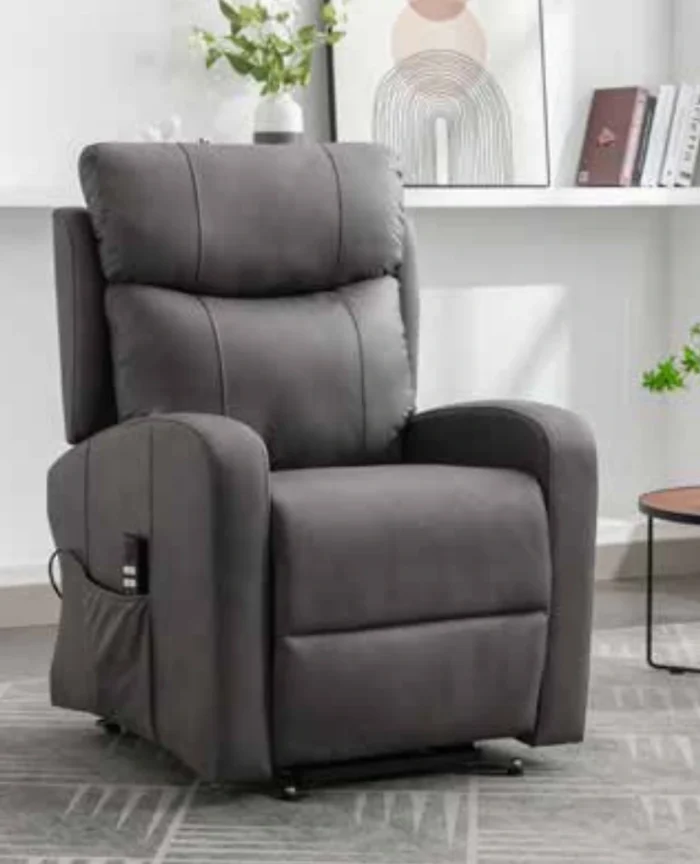 Hugo Lift & Rise Recliner in Grey