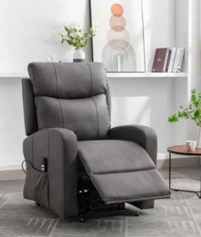 Hugo Lift & Rise Recliner in Grey