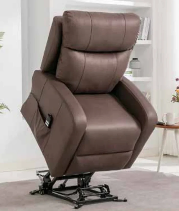 Hugo Lift & Rise Recliner in Brown