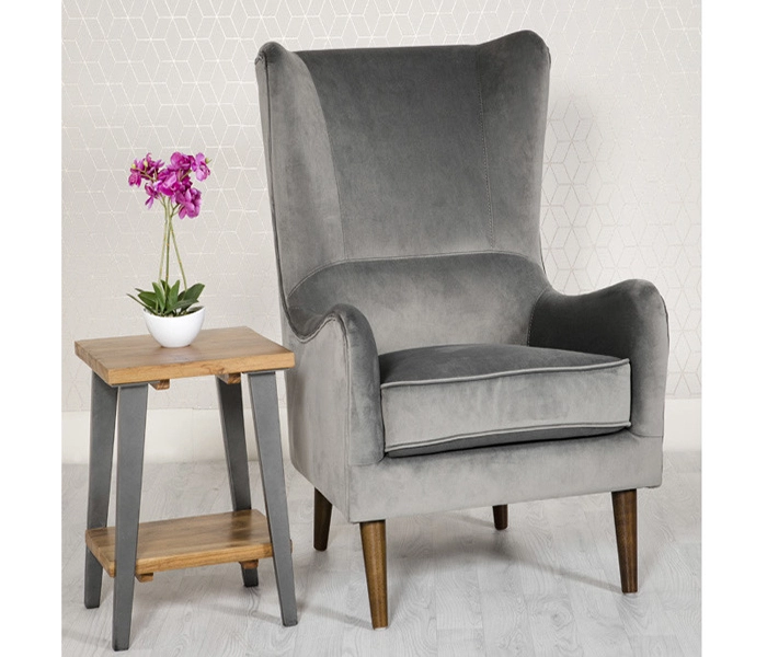 Freya Accent Chair in Grey