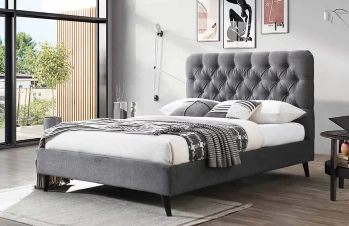 Penelope Bed Dark Grey