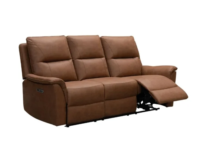 Kansas Tan 3 Seater Sofa