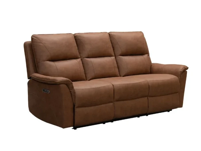 Kansas Tan 3 Seater Sofa