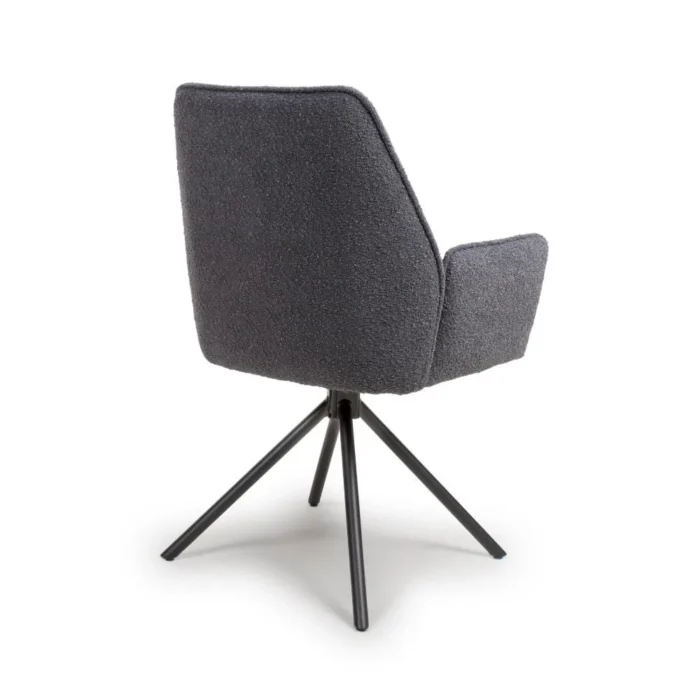 Uno Boucle Chair Grey