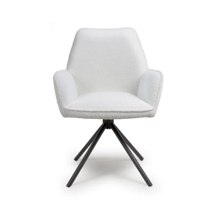 Uno Boucle Chair Ivory