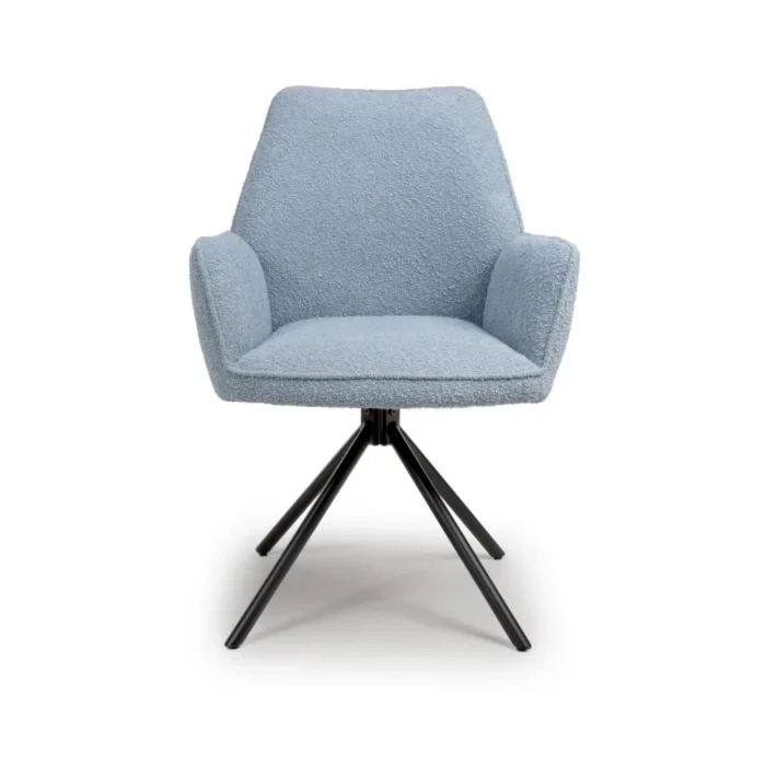 Uno Boucle Chair Light Blue